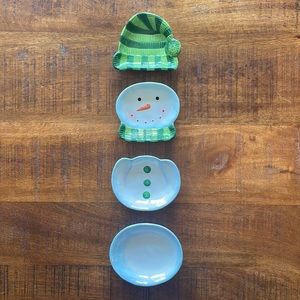 Snowman Mini Plates ☃️